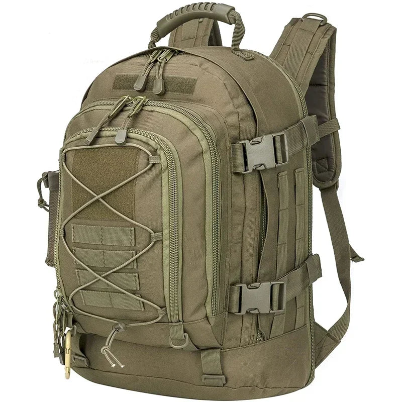 65L Expandable Outdoor Backpack with MOLLE-Style Gear Storage | AGG Gear