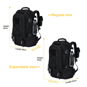 65L Expandable Outdoor Backpack with MOLLE-Style Gear Storage | AGG Gear
